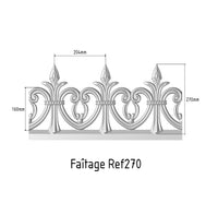 Faîtage de toiture Ref270