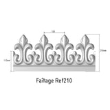 Faîtage de toiture Ref210