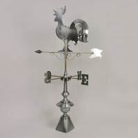 Girouette motif coq style moderne