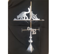 Girouette en zinc motif Chat et souris Ref11