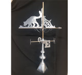 Girouette en zinc motif Chat et souris Ref11