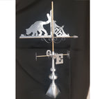Girouette en zinc motif Chat et souris Ref11