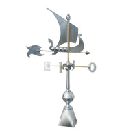 Girouette en zinc motif bateau dracar ref58