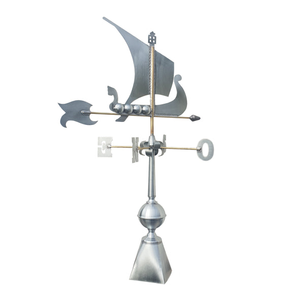 Girouette en zinc motif bateau dracar ref58