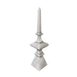 épi pinacle 4 faces en Zinc hauteur 50cm