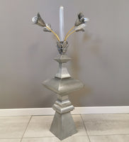Pinacle en zinc 4 faces Ref P3 Hauteur 80cm