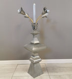 Pinacle en zinc 4 faces Ref P3 Hauteur 80cm