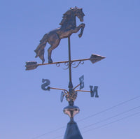 Girouette estampée Cheval Cabré en 3D