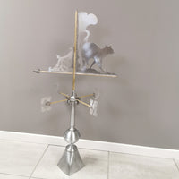 Girouette en zinc motif Chat N1 Ref12