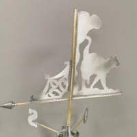 Girouette en zinc motif Chat N1 Ref12