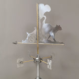 Girouette en zinc motif Chat N1 Ref12